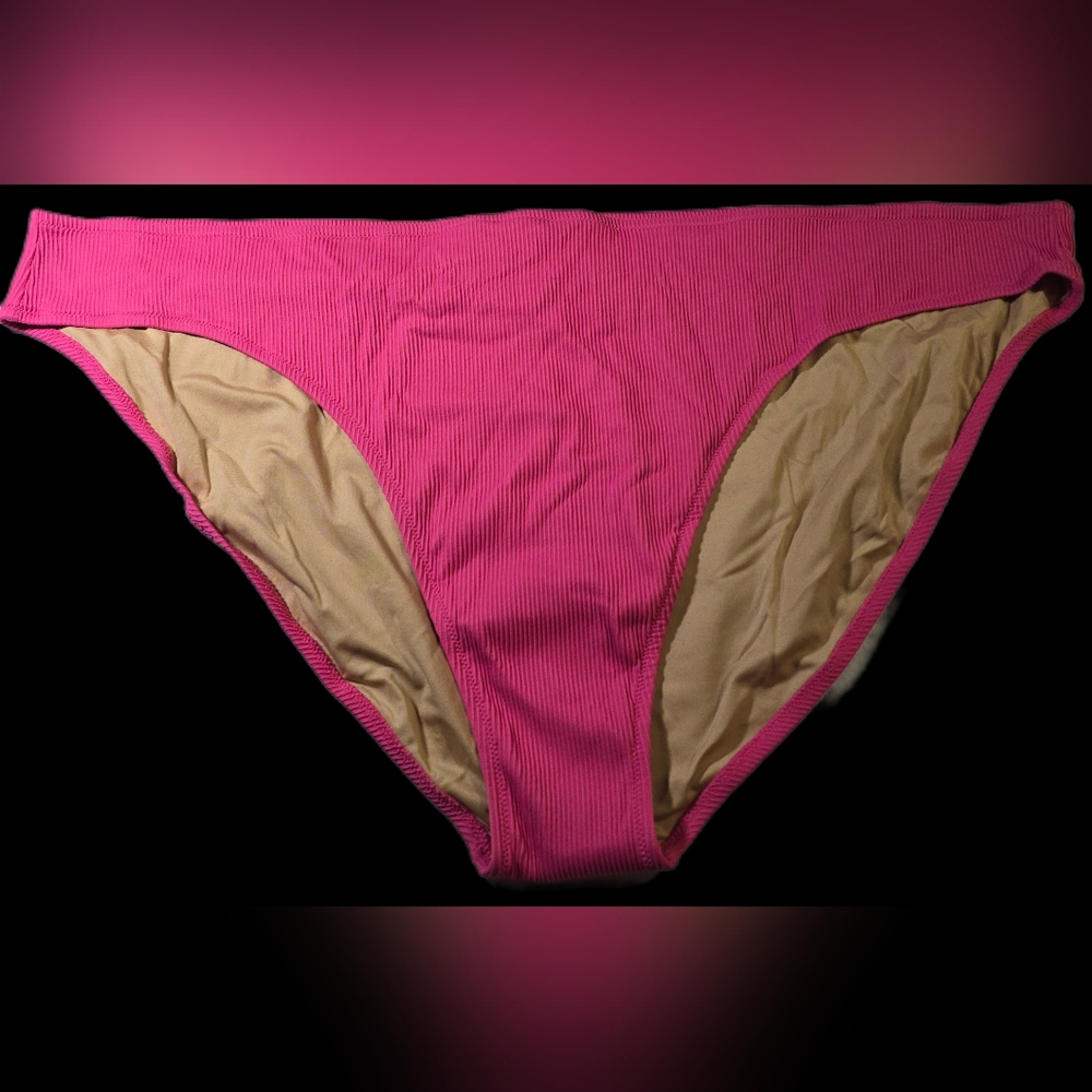 Vibrant Pink Bikini Bottom Old Navy  4xl